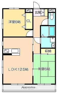 Kハイツ【202号室】の間取り