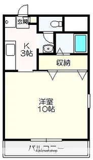 グランツⅡ【2階】の間取り