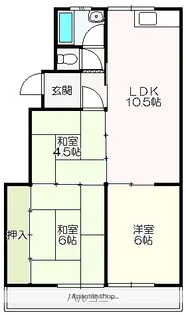 第二あざみハイツ【1階】の間取り