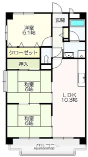 ヴィラ・トリニティ【4階】の間取り