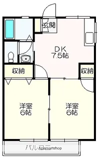 アドリアパラセ【3階】の間取り