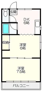 グランドコーポ高須【2階】の間取り