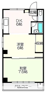 グランドコーポ高須【305号室】の間取り