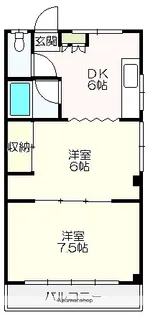 グランドコーポ高須【4階】の間取り