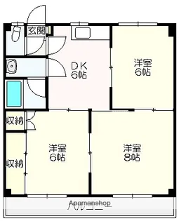 サンハイツ(介良)【201号室】の間取り