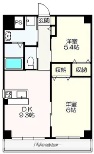 みつばちレジデンス【504号室】の間取り