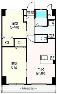 みつばちレジデンス【7階】の間取り