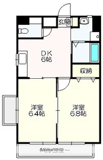 ラ・フルール【3階】の間取り
