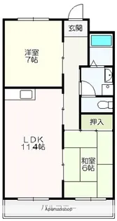 ビラ・プリンチペⅠ【2階】の間取り