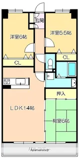 フォルツ南御座【8階】の間取り