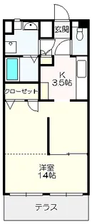 EXT(エクスト) B棟【1階】の間取り