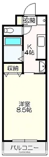 アーバン葛島【2階】の間取り