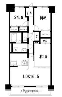 サントノーレ一宮【902号室】の間取り