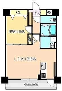 山中ハイツⅣ【203号室】の間取り