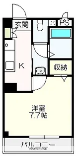 グランドール天神【3階】の間取り