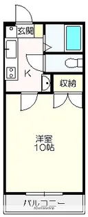メゾン・ド・パルル【1階】の間取り