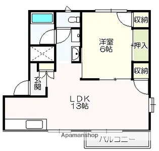 フレグランス関【2階】の間取り