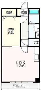 セレス薊野【1階】の間取り