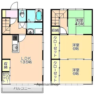 ハイツいまいⅠ【1階】の間取り