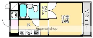 ラ・メゾン・ド・K【102号室】の間取り