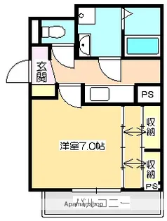 アラベスク【B102号室】の間取り