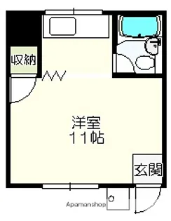 コーポ田村【303号室】の間取り