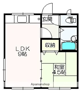 いとうコーポ【201号室】の間取り