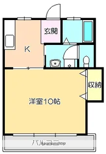 1Kの間取り画像