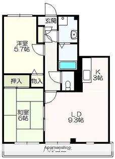 フォレスタ【3階】の間取り