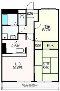 メゾン・ラフィネ【102号室】の間取り