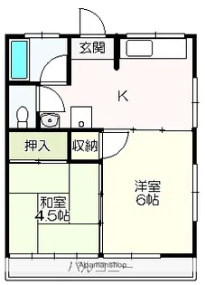 FUJIハイツ【213号室】の間取り