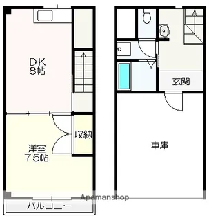 リドヴェール【F号室号室】の間取り