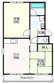 コーポ一宮Ⅰ【305号室】の間取り