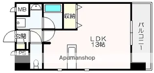 プラスK【5階】の間取り