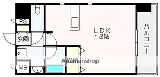 プラスK【5階】の間取り