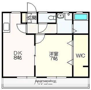 コンフォート弥右衛門【2階】の間取り