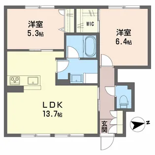 シャーメゾン トムテ【1階】の間取り