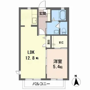 ダイヤメゾン F棟【2階】の間取り