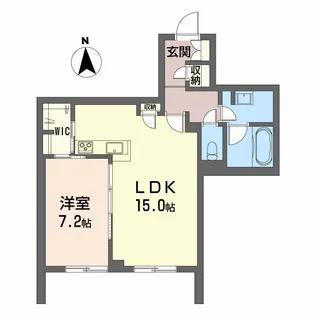 ベレオ ラ・カシータ【1階】の間取り