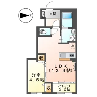 グラン フェリー【1階】の間取り