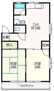 ハイツ薫Ⅰ【1階】の間取り