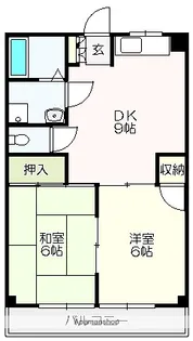 コスモ一宮Ⅱ【201号室】の間取り