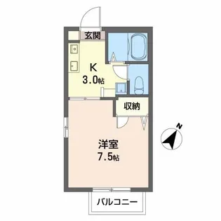 サン・ビレッジ百石【2階】の間取り