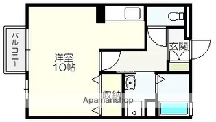 輝パレス【1階】の間取り