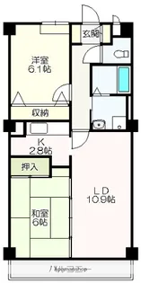 リベルテ・パレ Ⅱ【4階】の間取り