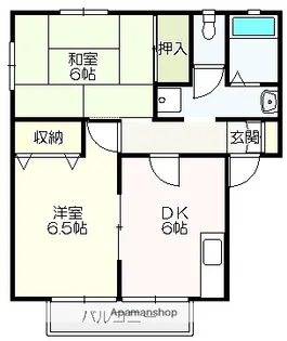 ファミールKIYOTO C棟【202号室】の間取り