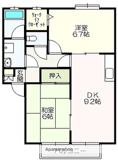 フォブール篠原【2階】の間取り