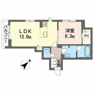 シャーメゾン寿【2階】の間取り