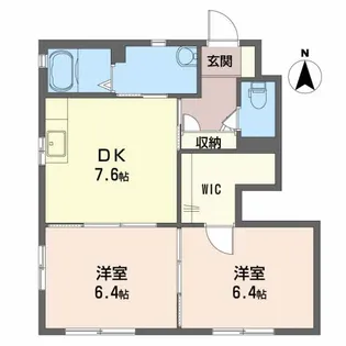ダイヤメゾン C棟【1階】の間取り