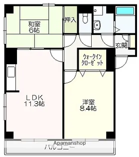 フィネス高須【3階】の間取り